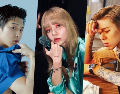 Gwiazdy, które wyraziły miłość do fanów poprzez tatuaże gwiazdy k-pop